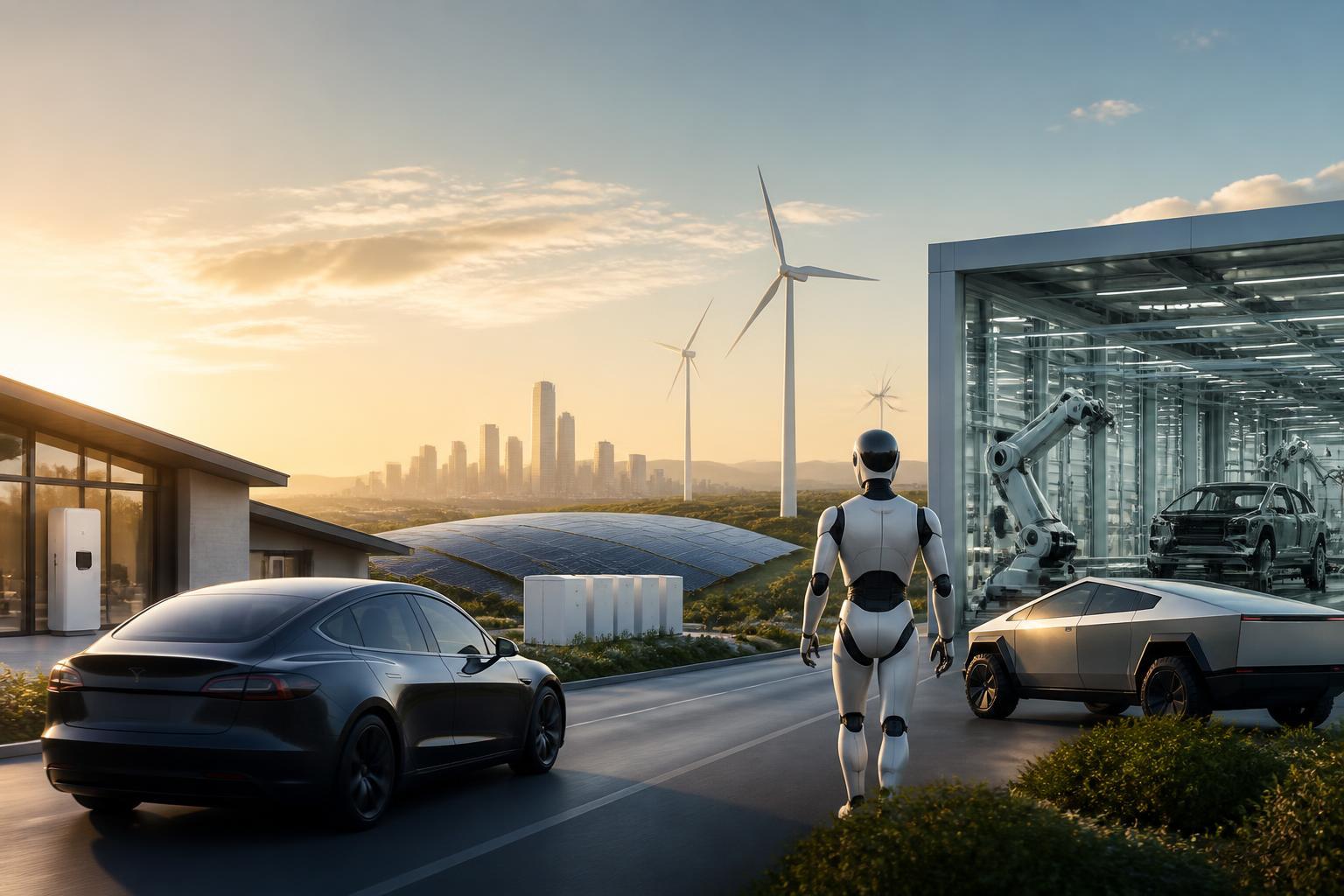 Teslas langfristige Vision: Wachstum weit über Elektrofahrzeuge hinaus