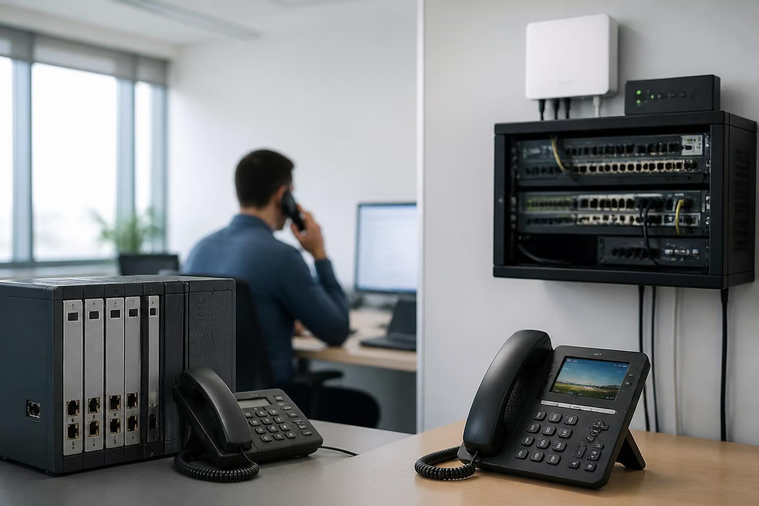 Die alte Telefonanlage ablösen, ohne dass das Telefon verstummt
